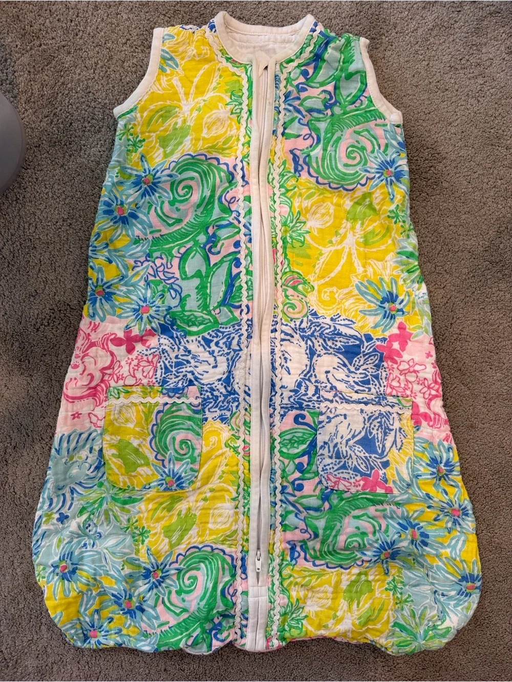 Lilly Pulitzer x Pottery Barn kids sleepsack